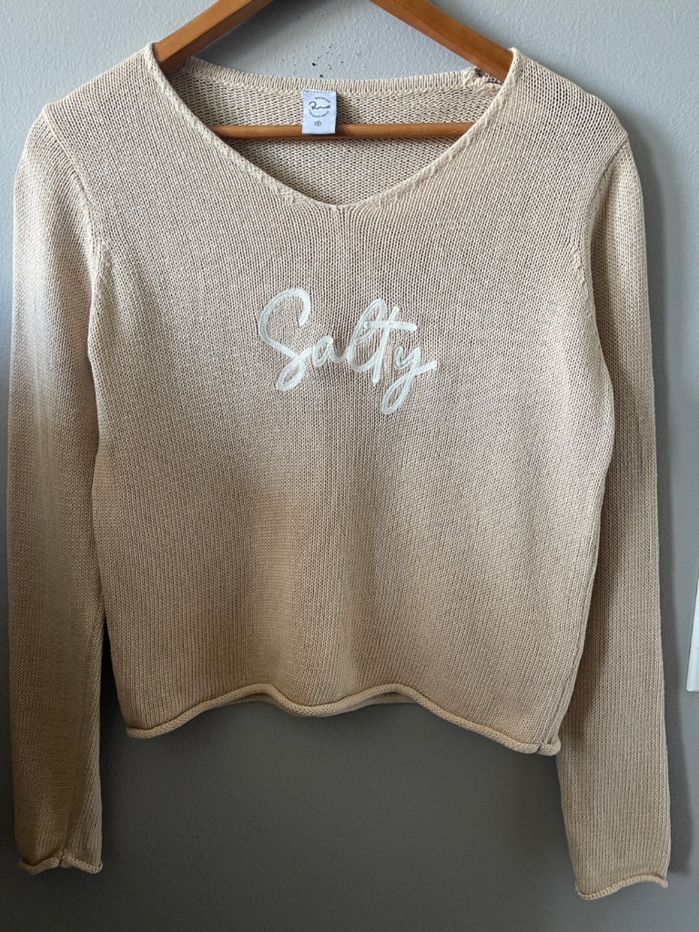 Ragwear Cotton sweater beige cream "Salty"